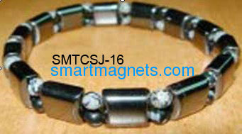 Hematite magnetic bracelet mix Acrylic