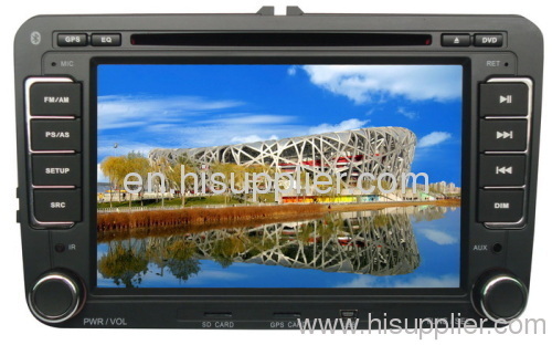 7inch VW Caddy DVD Player GPS Navigation VCD CD USB SD TV Radio MP3 IPOD Bluetooth AM/FM/RDS Canbus HD LCD Touchscreen