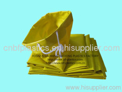 Yellow PVC positive pressure ventilation duct