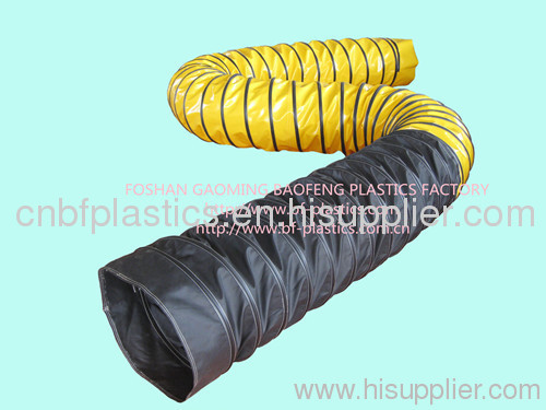Heat Resistant Combined flexible spiral duct for heating units