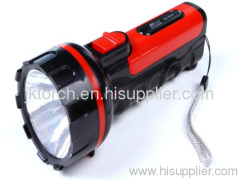 1W rechargeable LED plastic flashlight
