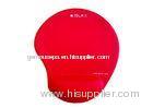 Red Ergonomically Wholesale Soft Memory Foam Wrist Rest Mouse Pad P-3001-M