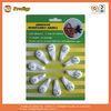 Eco-Frinendly White Plastic Wall Nail Hooks 15 * 30mm Customized