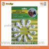 Eco-Frinendly White Plastic Wall Nail Hooks 15 * 30mm Customized