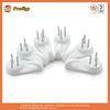 White Plastic Wall Nail Hooks Picture Frame Hook 15 * 30mm Customized Eco-Frinendly