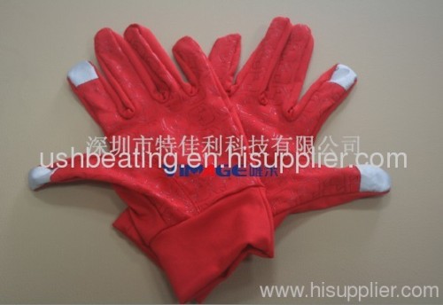 touching Ipad gloves