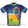 Sublimation Short Sleeved Half Zipped Women Cycling Shirts Spandex For Racing Team