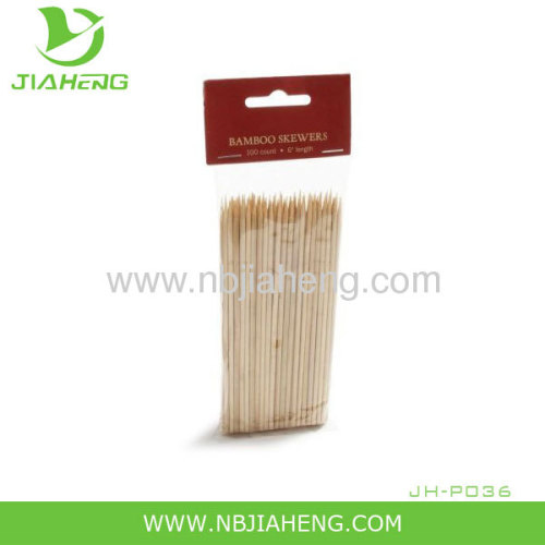 Bamboo natural barbecue skewer