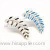 Fashion Rings jewelry w/leaves design, Lacquered color finish, Zinc alloy material, for fa