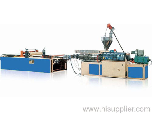 PVC wave plate production line