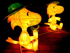 Lighting lantern sets of playing dragons