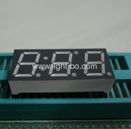 Common Anode ultra bright amber 3 digit 0.39-inch 7 segment led numeric displays