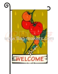 Custom tomatoes garden flag