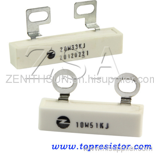 SQF type High power Ceramic tube wirewound resistor 20W