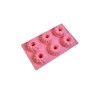 6 cups doughnuts shaped silicone cake mould