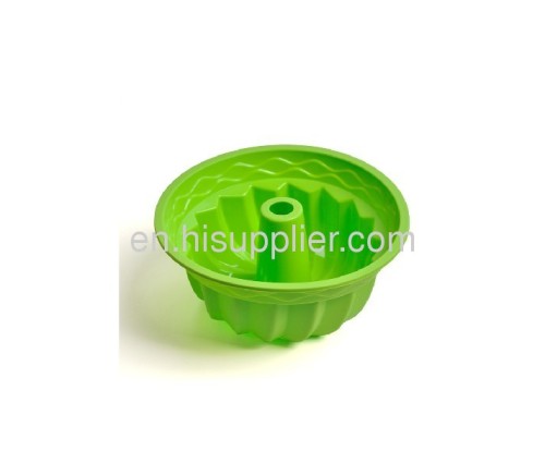 faceplate shaped silicone cake mould