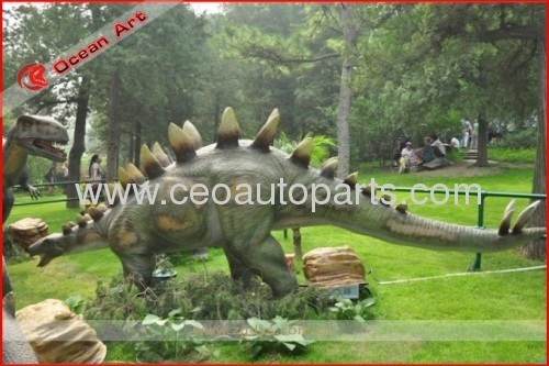 6m long silicone rubber dinosaur for amusement park