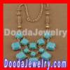 Wholesale J.crew Style Turquoise Bib Necklaces Jewelry for Women