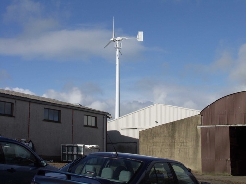 wind turbine on/off grid working system