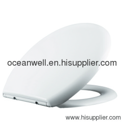 Soft Close Duroplast Toilet Seat Cover with Stainless Steel Hinge