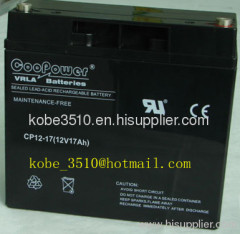 Lead acid battery 12V15AH