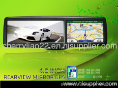4.3 Inch Rearview Mirror Navigation Monitor