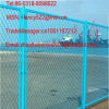 high quality pvc fence installation on the filed