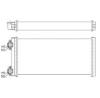 Man truck Heat Exchanger 81619010065 Nissens: 71928