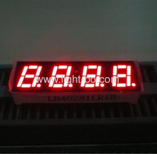 Ultra bright white small size4 digit led clock display 0.28" common anode for home appliamnces
