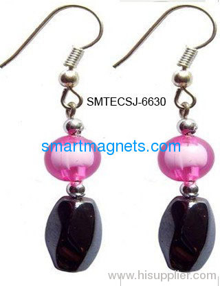 New design hematite magnetic earpendant