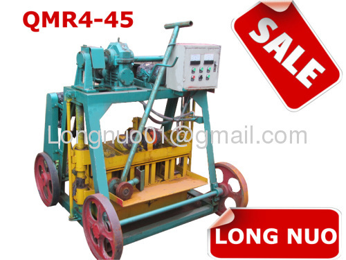 egg laying QMR4-45 Mobile concrete hollow block machine