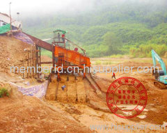 vibrating screen Placer gold chute (using)