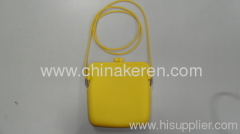 2013 fashion silicone girl satchel bag