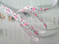 Printed grosgrain ribbon 9mm