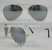 Customized Fashion Designer Gold Metal Frame Sunglasses with Polarized lens for men