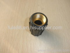 Aluminum nut covered with rubber for washing machine