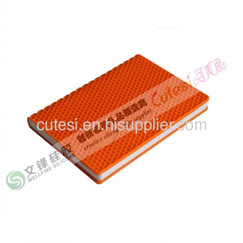 wholesale Silicone diary holder with hexagonal honeycombs shape A5 inner paper