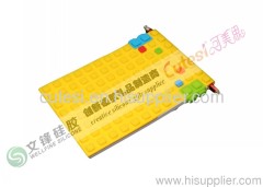 Distribute Personality silicone note book holder good ptotective