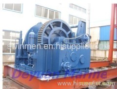 Electric mooring winch