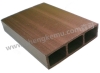100*25 Square wood pvc flooring wpc deck. Water-proof and erosion-proof