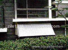 The principium for balcony solar collector
