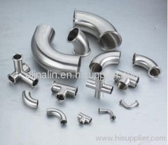 ss304 ss316l sanitary stainless steel welded pipe fittings (3A,DIN,SMS,ISO,RJT,DS,BS)