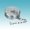 ss304 ss316l sanitary stainless steel DIN blank nut with chain / DS blank nut with chain