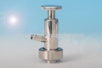 ss304 ss316l sanitary stainless steel union sample valve