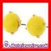 Yellow J Crew bubble earrings wholesale