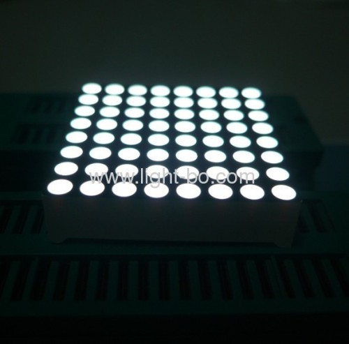 Ultra Red 2.4" 5 mm 8 x 8 led dot matrix display 60.96 x 60.96 x 9.2mm