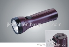 0.5W high quality rechargeable LED plastic torch