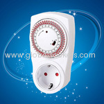 programmable mechanical European socket outlet timer