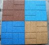 40x40cm Brick surface rubber tiles