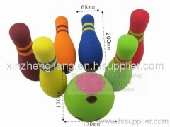 soft funy mini bowling set toy for kids